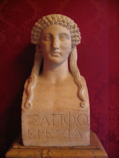 Bust of the poet Sappho. Musei Capitolini, Rome.