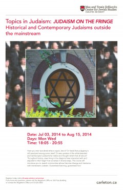 048-14 Topics in Judaism poster