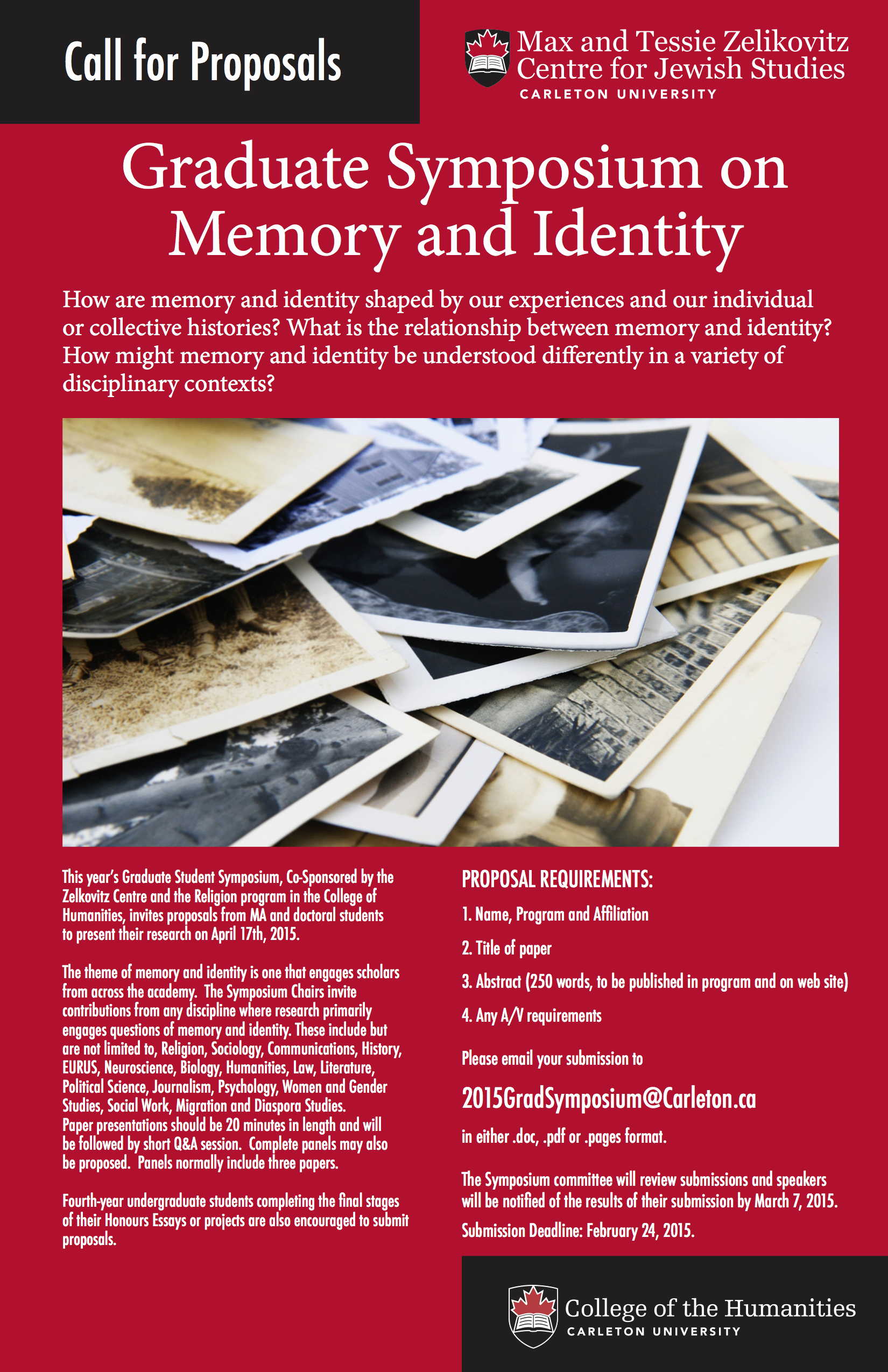 Picture verison of the Call for Papers