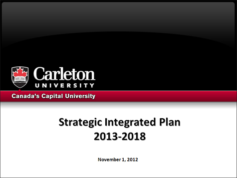 Carleton university presentation template image
